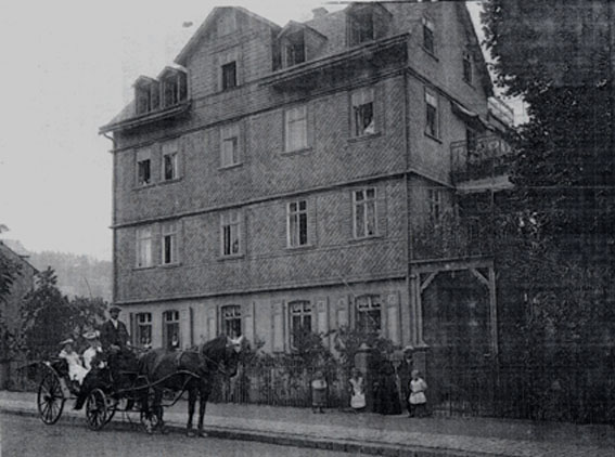Altes Foto Haus Schwanallee